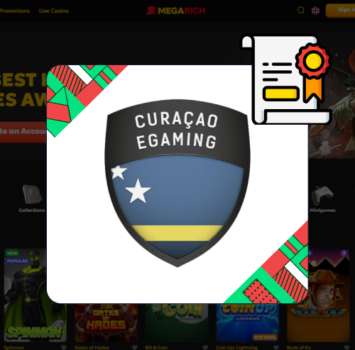 MegaRich Casino licenza