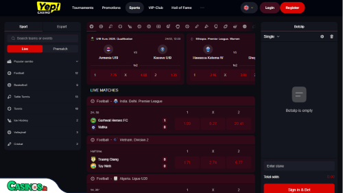 Yep Casino Sport